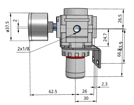 Bộ điều áp khí nén SMC AR20K01BGD 